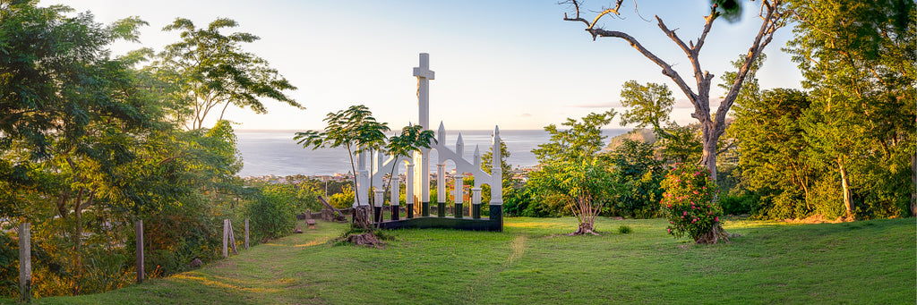 Coucher de soleil au Crucifix