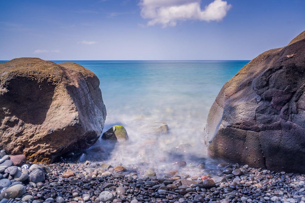 Beach near Rodney's Rock, Dominica