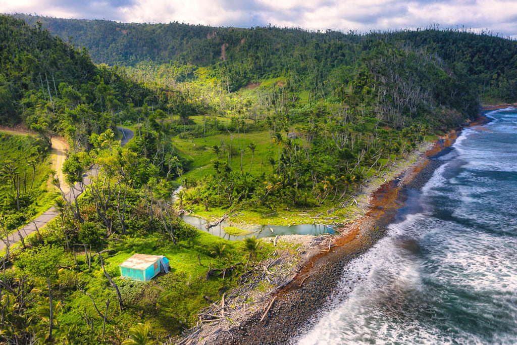 La Plaine coast