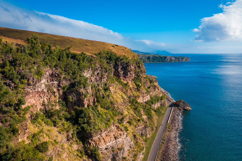 West coast cliff face