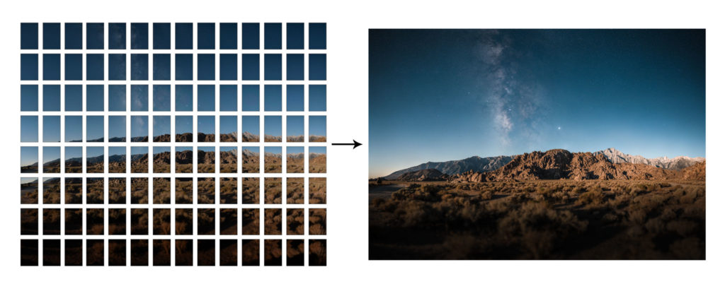 Large format photo created by stitching - Ian Norman