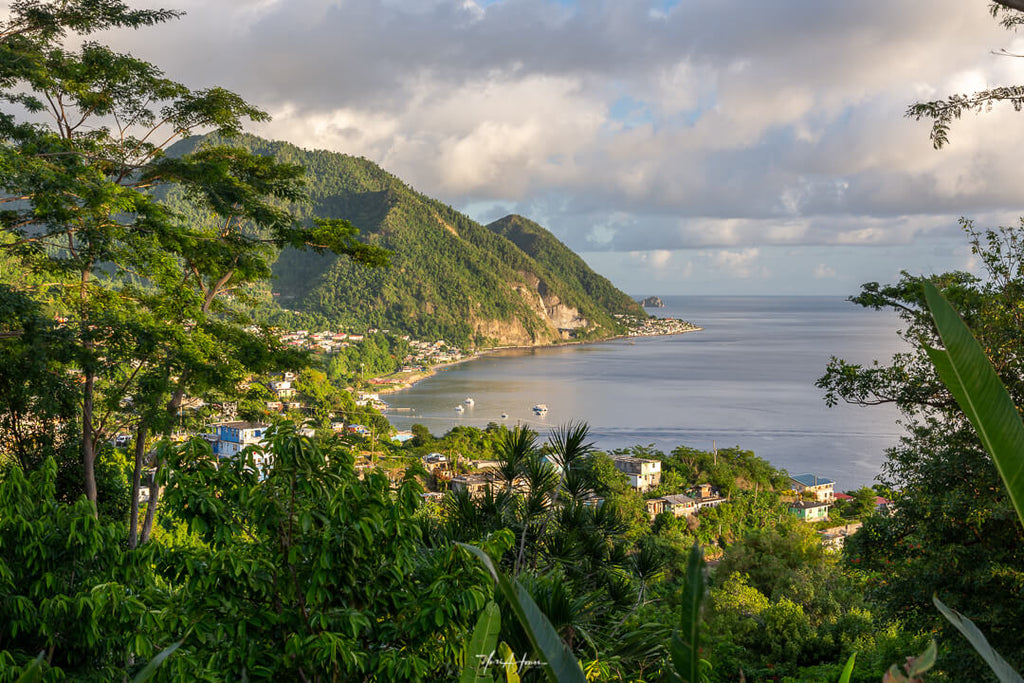 Pointe Michel Schuss von Morne Bruce (Yuri A Jones)