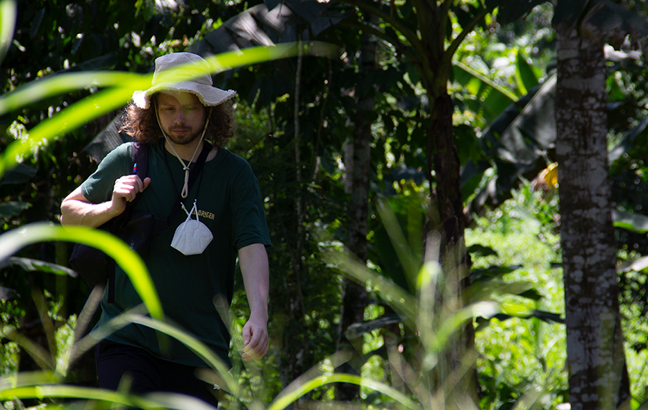 Gordon im Amazonas in Ecuador