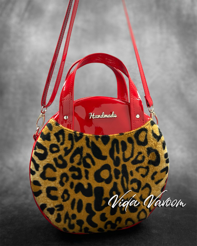 Lux de Ville Leopard Print Shoulder Bags for Women
