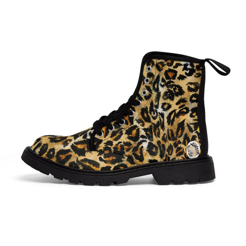 leopard print womens winter boots