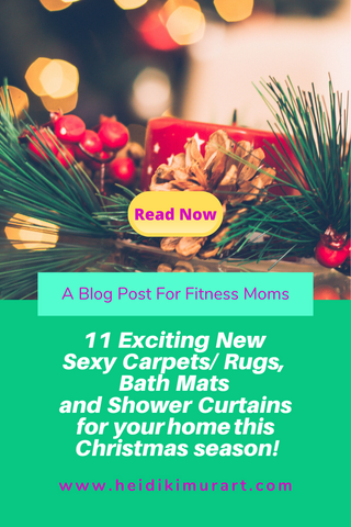 11 Exciting New Sexy Carpets/ Rugs, Bath Mats and Shower Curtains for your home this Christmas season!