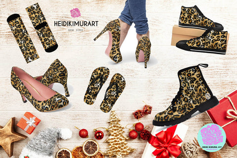 christmas leopard print holiday sale shoes heels boots winter men women kids children flip flops