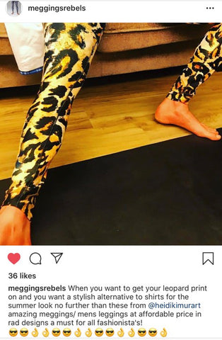 brown sexy leopard print animal meggings mens leggings pants tights sexy fetish gay pants fashion wear 