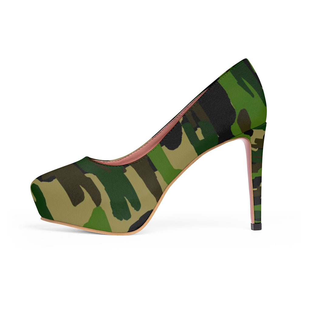military green heels