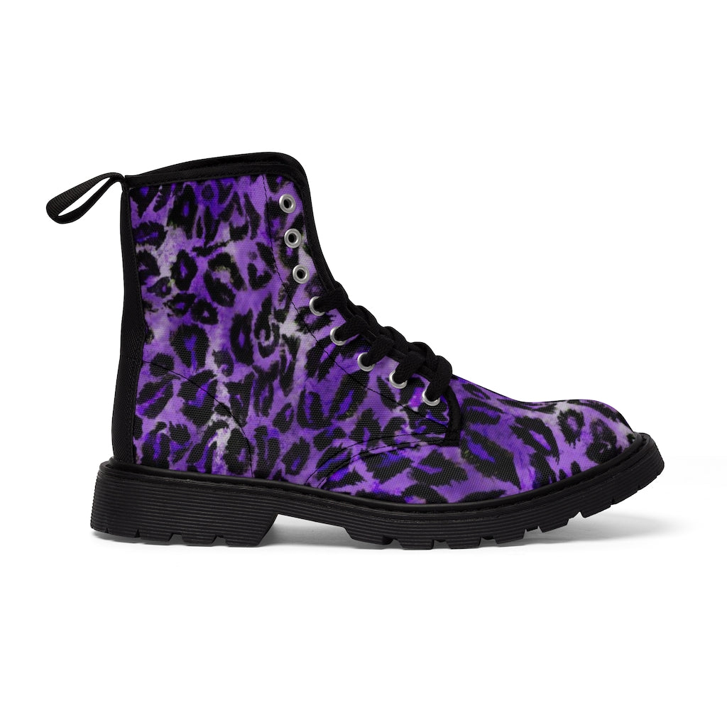 animal leopard print hiker boots