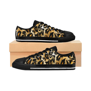 Leopard Print Men's Sneakers, Animal 