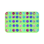 Nobuharu Polka Dot Colorful Dots Cute Anti-Slip Microfiber 34"x21",24"x17: Bath Mat - Made in USA