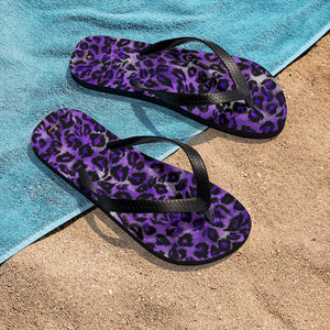 purple leopard print shoes