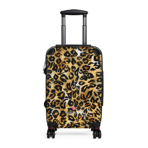 small leopard suitcase