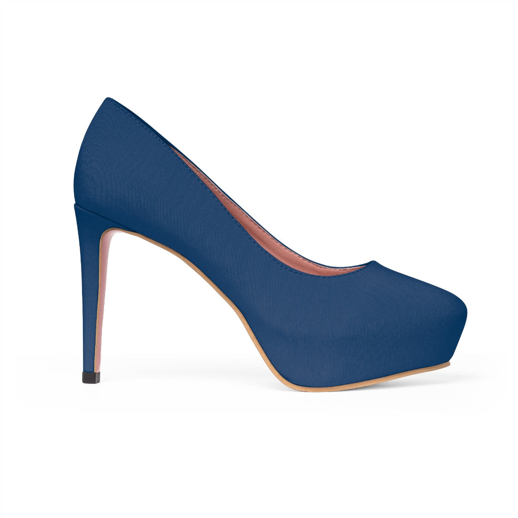 blue heels size 5