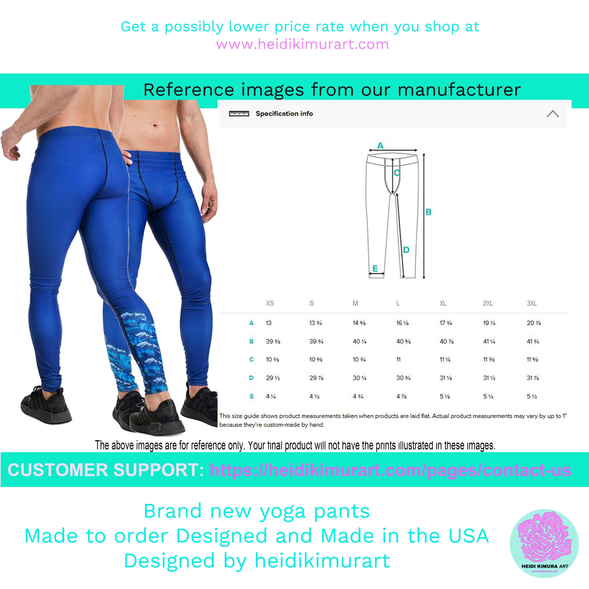 Size Guide | Size Measurements for Tops & Leggings | Active Truth™