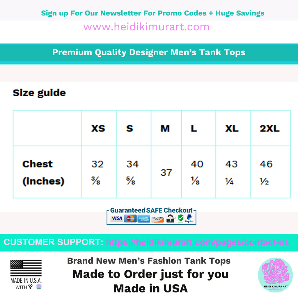 Unisex Tank Top Size Chart