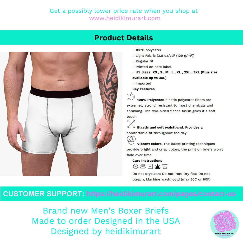 Hot Pink Leopard Underwear, Best Sexy Animal Print Premium Men's Boxer ...