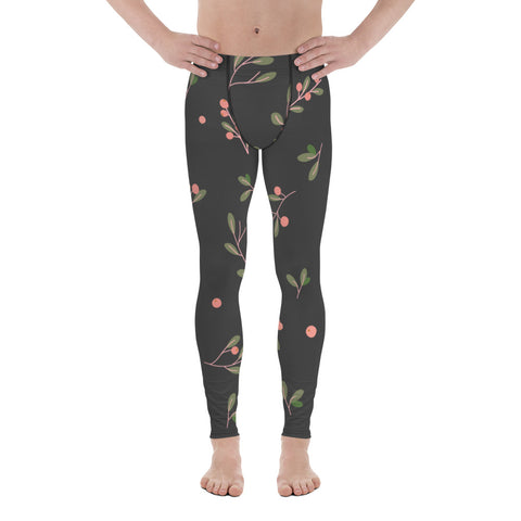 Men's Leggings Floral Print