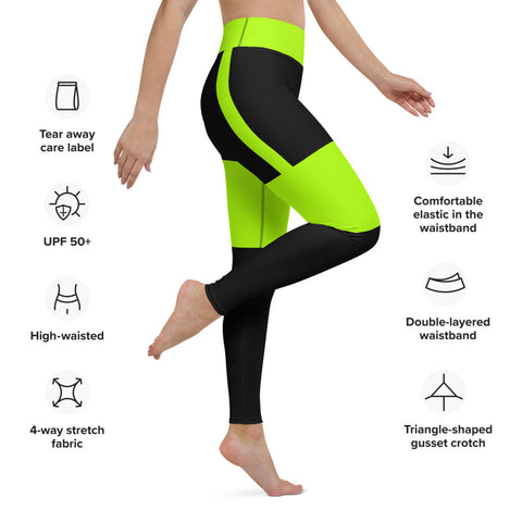 Legging CONECTE Athletic Verde Neon - Less Now