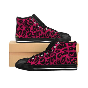 pink leopard print sneakers