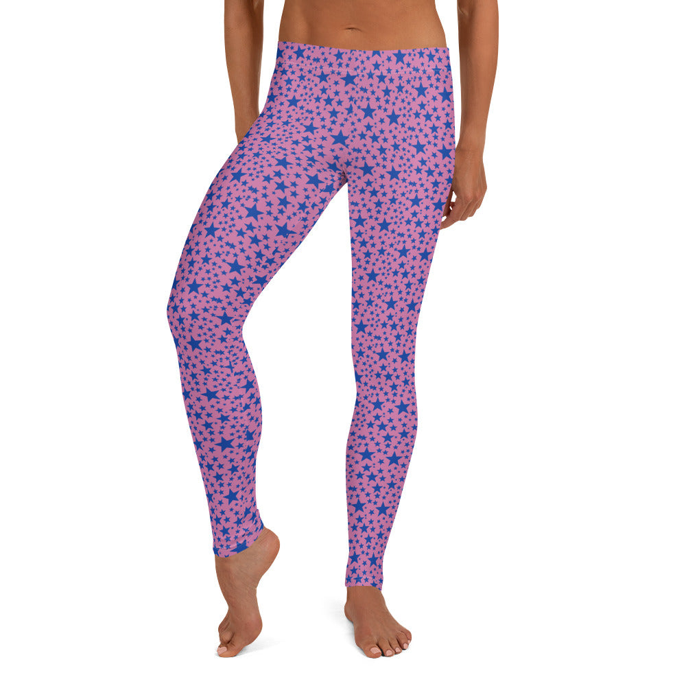 star print workout leggings