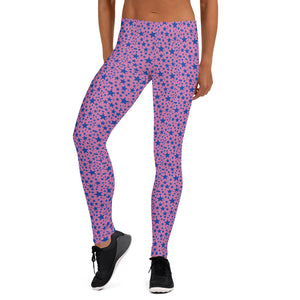 star print gym leggings