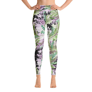 floral gym tights