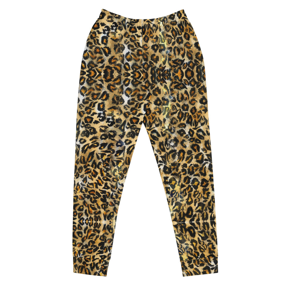 Leopard Animal Print Women's Joggers, Skinny Animal Print Ladies ...