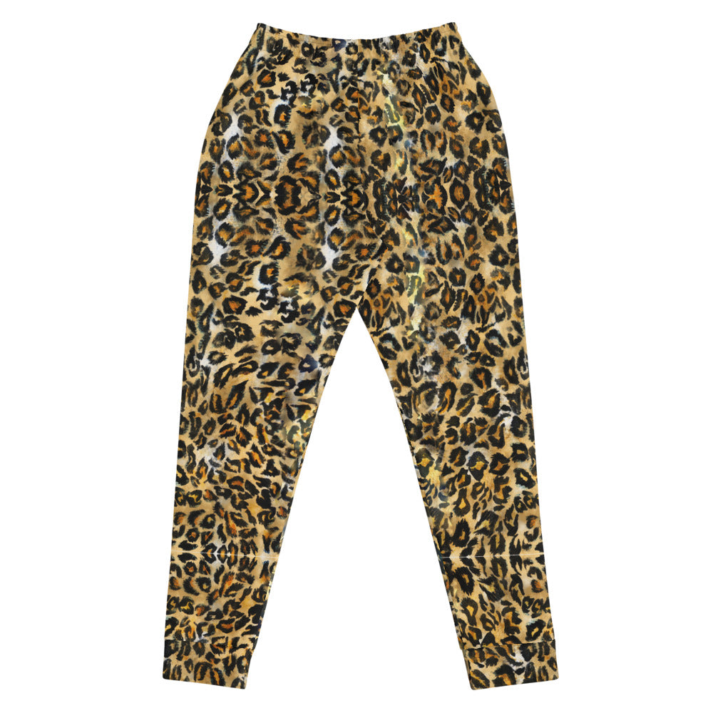 Leopard Animal Print Women's Joggers, Skinny Animal Print Ladies ...