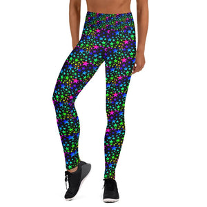 star print workout leggings