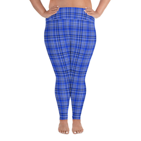 https://heidikimurart.com/collections/womens-plus-size-leggings-yoga-pants/products/kazuyo-womens-blue-plaid-print-high-waist-long-yoga-pants-plus-size-leggings-made-in-usa-us-size-2xl-6xl