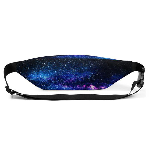 Galaxy Fanny Pack, Space Designer Premium Quality Belt Fanny Pack Belt Bag- Made in USA | Heidikimurart Limited