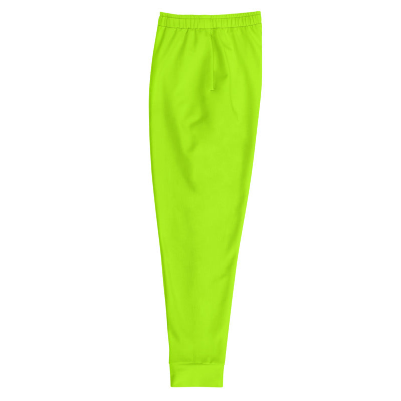 bright green sweatpants