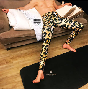 leopard print yoga pants