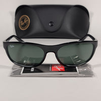 Ray-Ban Predator Active Lifestyle Wrap Sunglasses Shiny Black Frame Gr