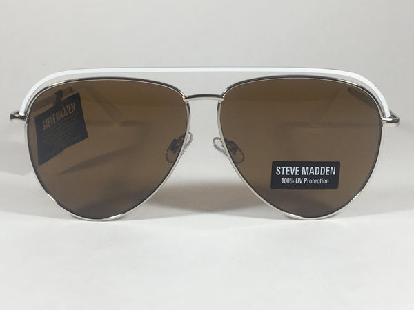 steve madden white sunglasses