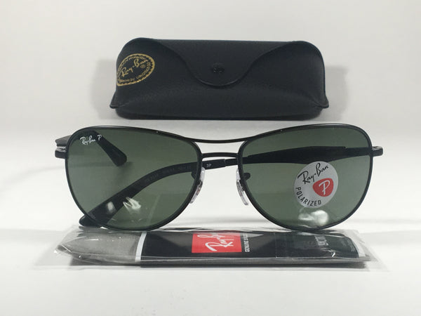 ray ban matte black polarized