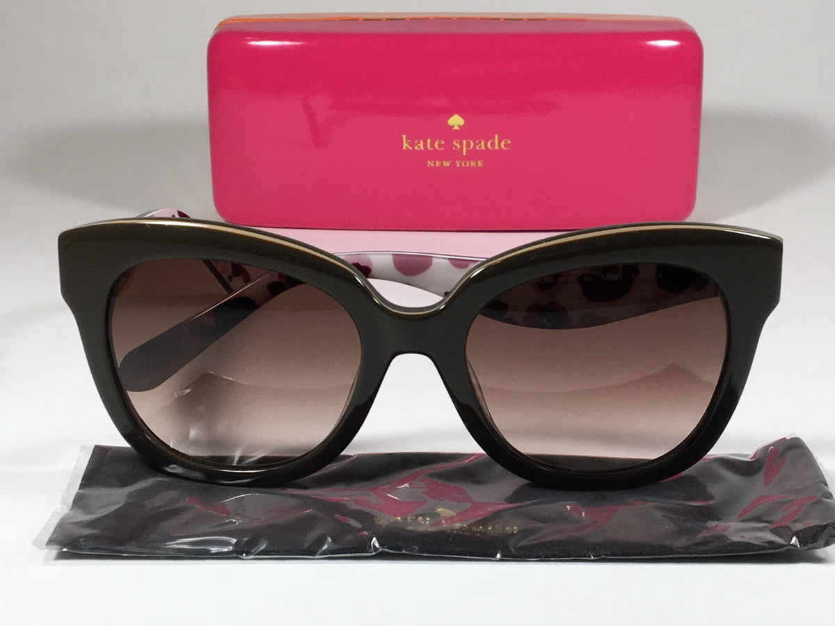 Kate Spade Amberly/s 0w53 b1 Hello Sunshine Cat Eye Sunglasses Brown W