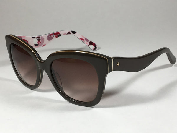 Kate Spade Amberly/s 0w53 b1 Hello Sunshine Cat Eye Sunglasses Brown W