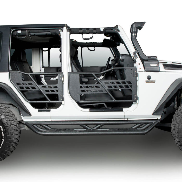 2007-2018 JK BLADE Side Steps Nerf Bars for Jeep Wrangler - u-Box Offroad