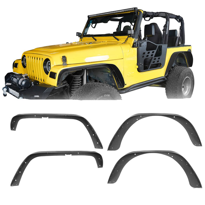 Jeep TJ Fender Flares for Jeep Wrangler TJ 1997-2006 - u-Box Offroad