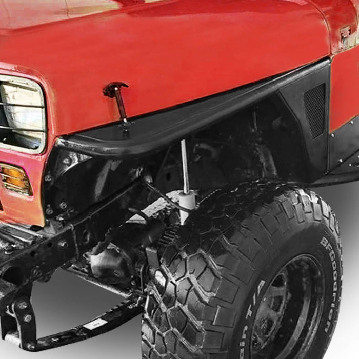 Jeep YJ Front Fender Flares for 1987-1995 Jeep Wrangler YJ - u-Box Offroad