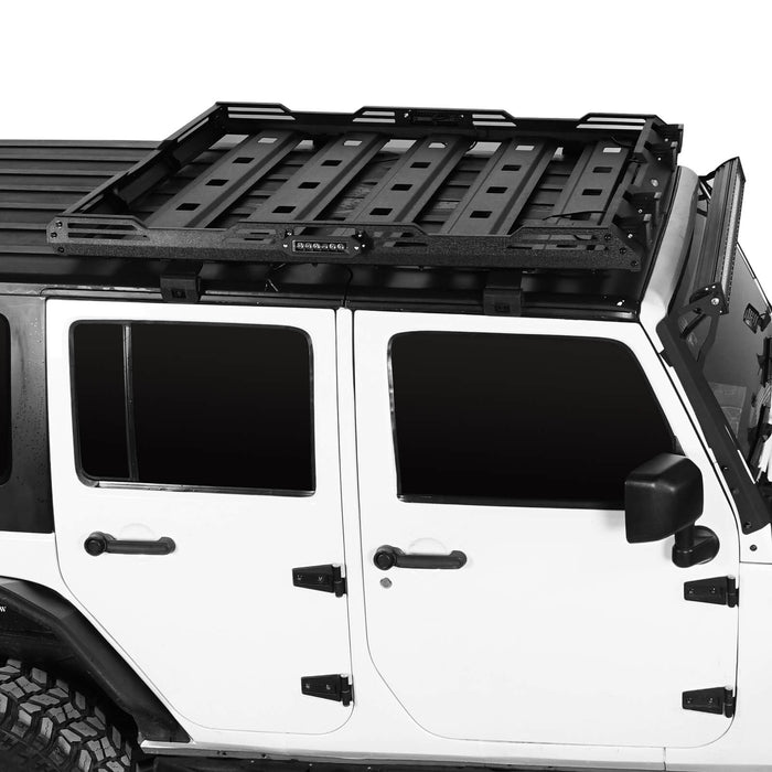 Jeep JK Hard Top Roof Rack Luggage Rack for 2007-2018 Jeep Wrangler JK -  u-Box Offroad