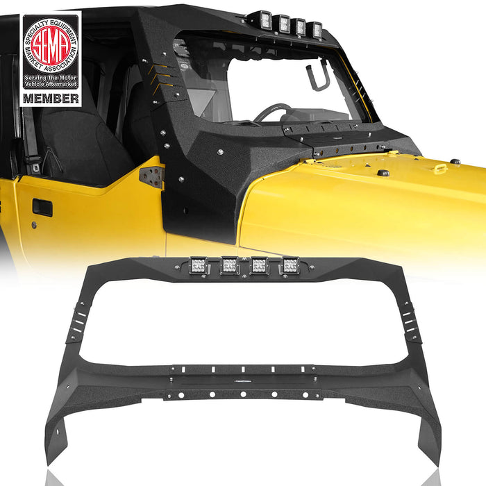 Jeep TJ Windshield Frame Cover for 1997-2006 Jeep Wrangler TJ