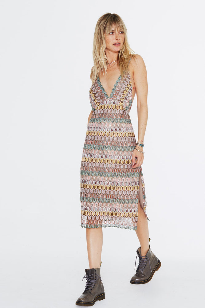 lined slip dress