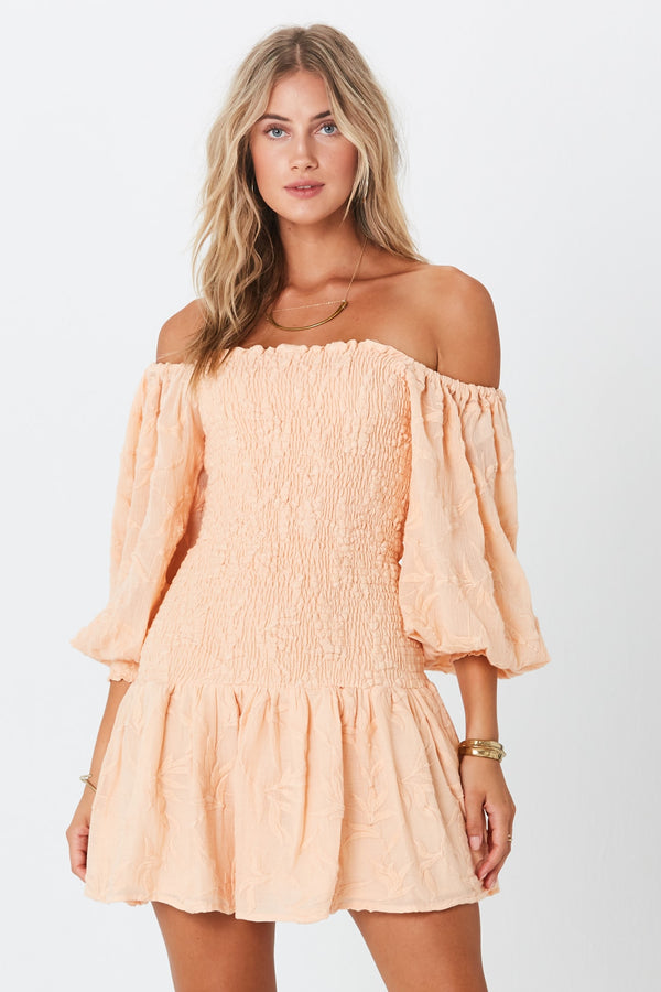 New! NWT JEN’S PIRATE BOOTY Almond Lace Ruffled Cotton Mini Dress 