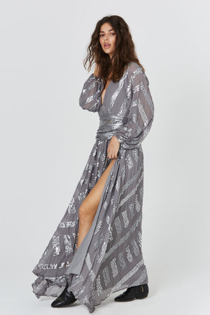 prophecy lapis maxi dress