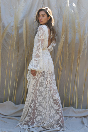 Anniversary Lace Maxi Dress