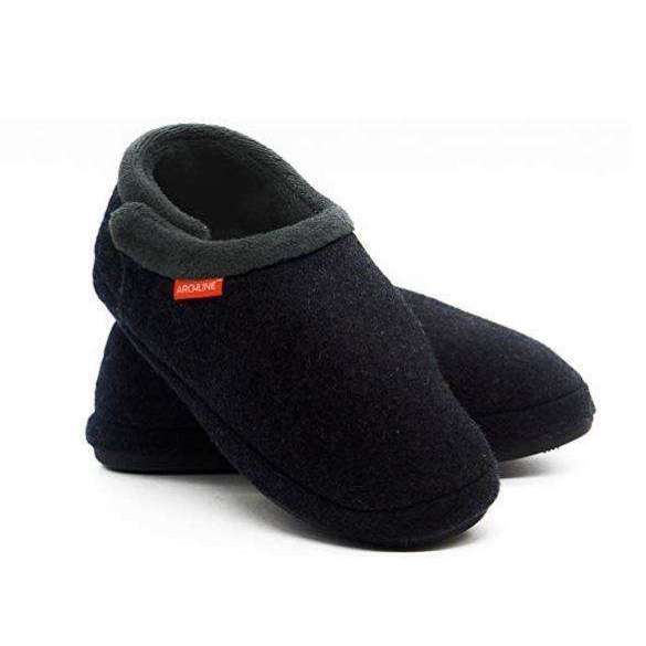 ARCHLINE Orthotic Black Closed Slippers 